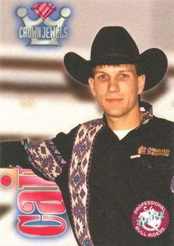 1996 High Gear Rodeo Crown Jewels #72 Mark Cain Front